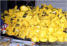 アスベスト廃棄物